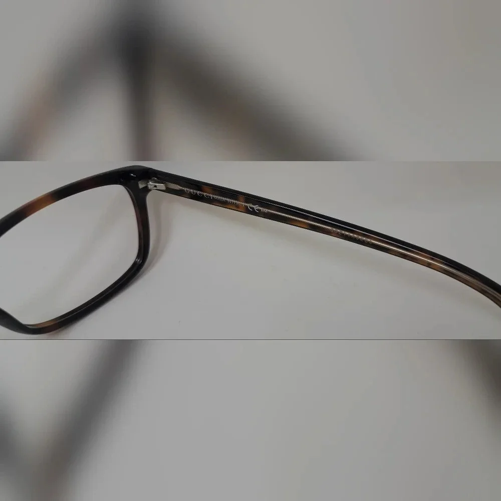 Gucci Women's Eyeglasses Frames Glasses Havana Square GG 3723 HNZ 52-14-140